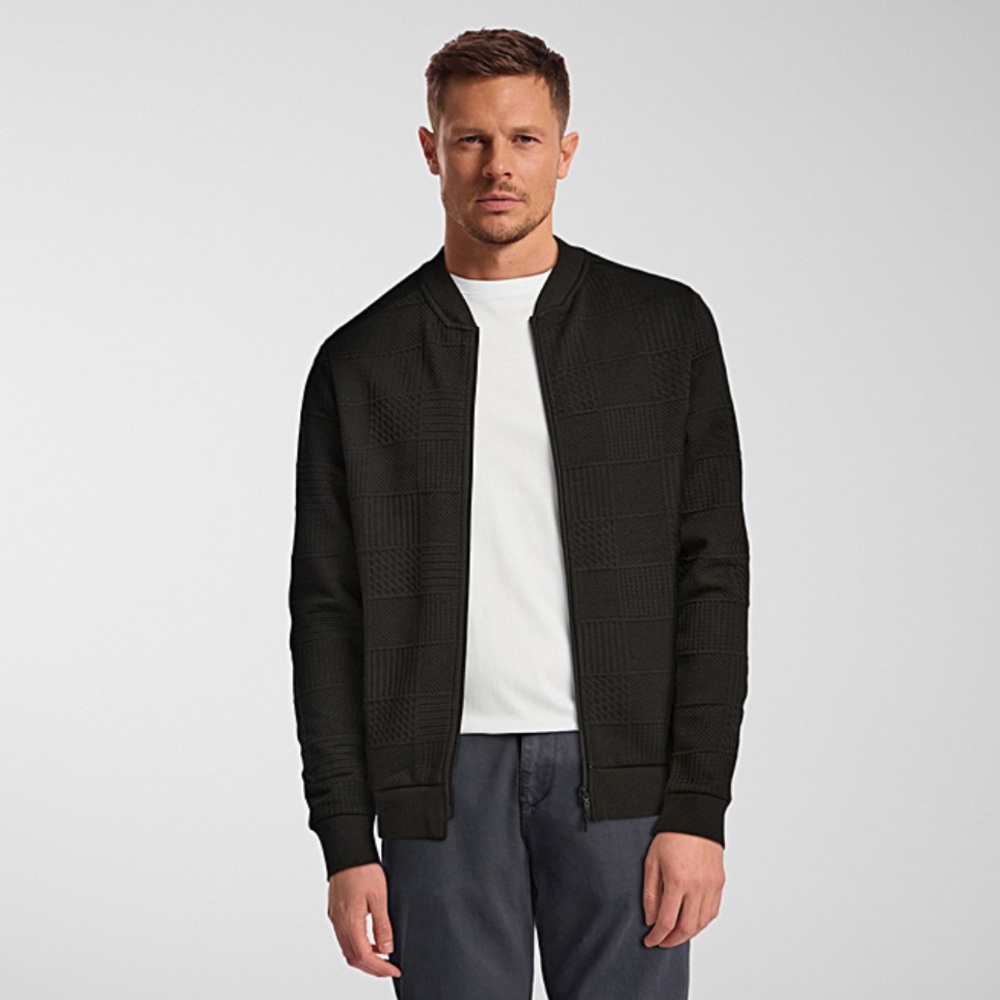 Men’s Mavi black lightweight bomber jacket